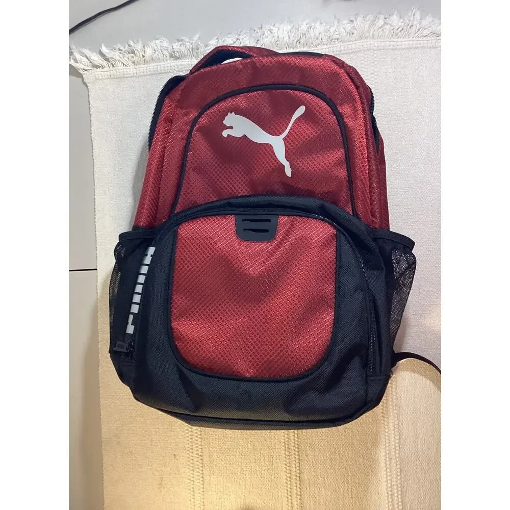 PUMA Red & Black Backpack